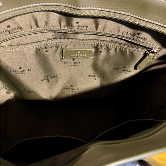 Kate Spade Forest Green Tote Purse - Picture 5 of 7